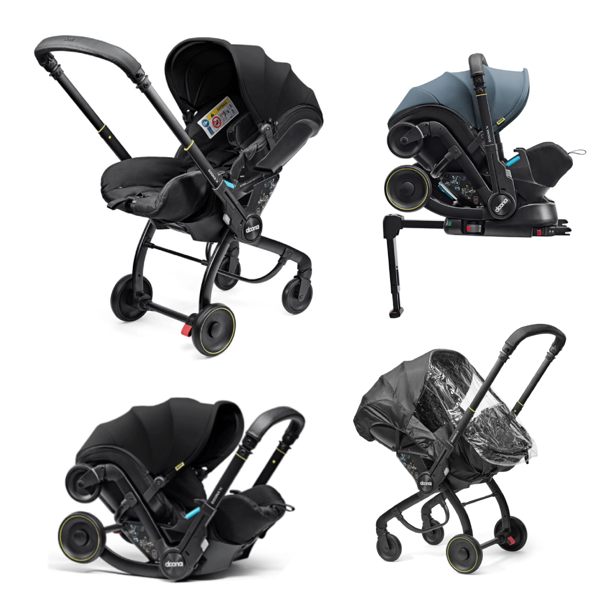 Doona X RECLINE Car Seat &amp; Stroller with I...