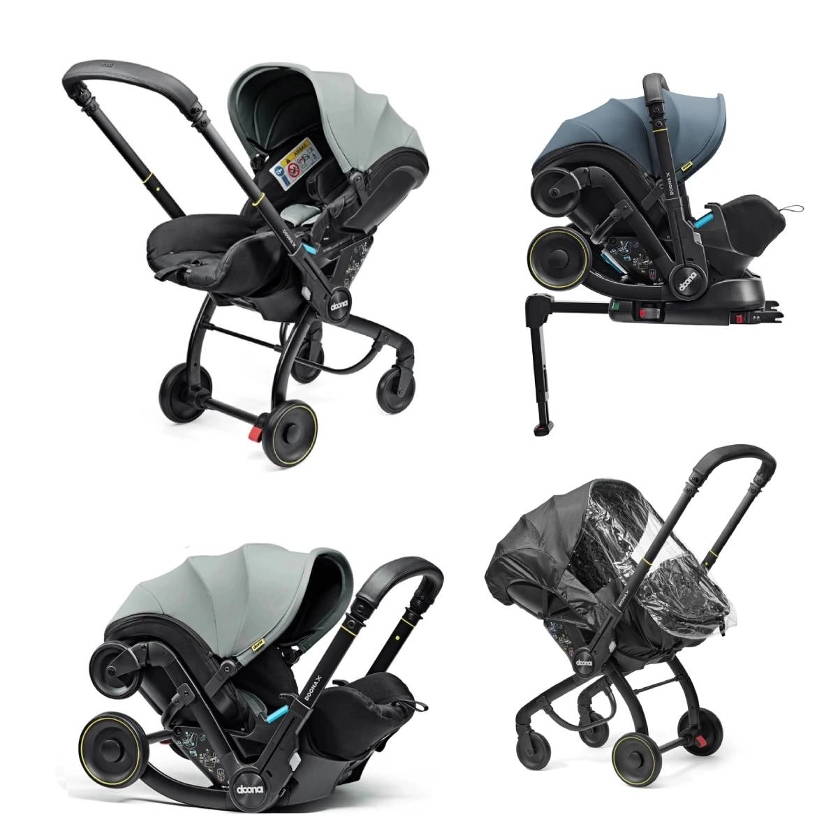 Doona X RECLINE Car Seat &amp; Stroller with I...