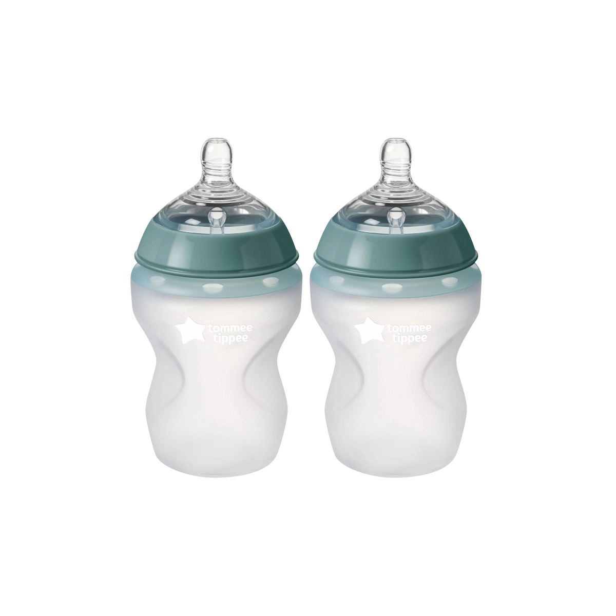 Tommee Tippee Closer To Nature 260ml Feeding Bottles 2 Pack