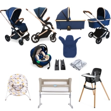 My Babiie MB500i Dani Dyer 11 Piece Everything You Need Travel System Bundle - Opal (MB500iDDOP)