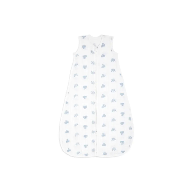 Aden + Anais Light Sleeping Bag 1.0 TOG Organic Cotton Muslin 18-36 Months - Animal Kingdom (23-19-172)