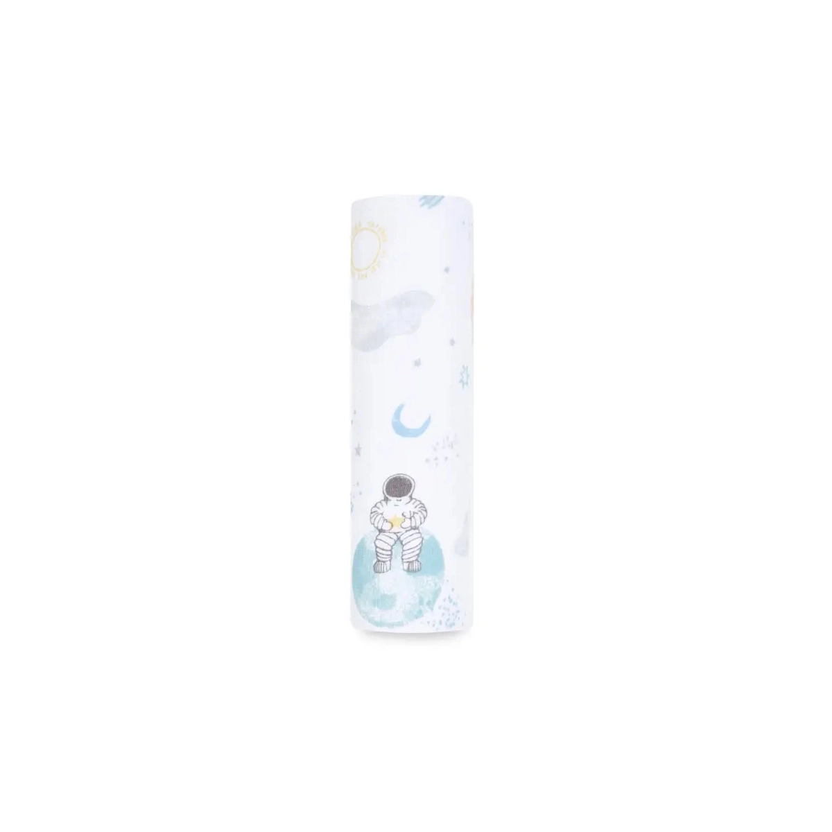 Image of Aden + Anais Essential Cotton Muslin Swaddle Blanket - Space Explorers (23-19-268)
