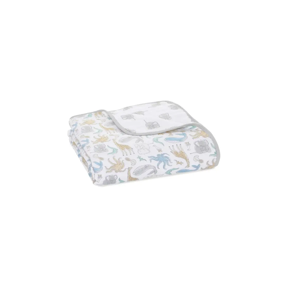 Image of Aden + Anais Essentials Cotton Muslin Blanket - Natural History (23-19-294)
