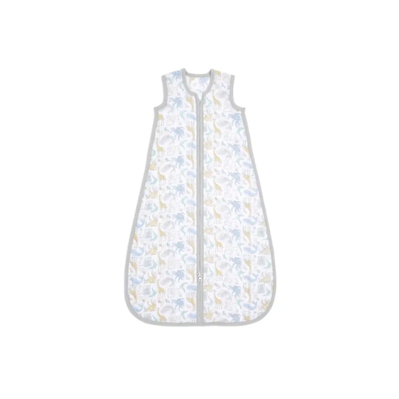 Aden + Anais Essentials Cotton Muslin Light Sleeping Bag 1.0 TOG 18-36 Months - Natural History (26-19-307)