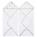 Aden + Anais Pack of 2 Essential Hooded Towel - Dusty