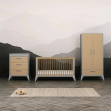 Snuz Fino 3 Piece Nursery Furniture Set-Dove