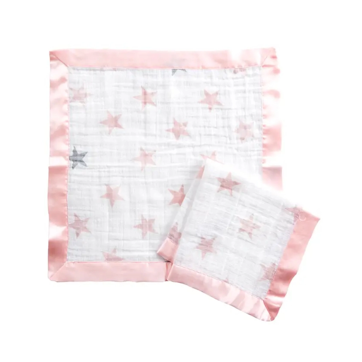 Image of Aden + Anais Pack of 2 Essential Cotton Muslin Security Blankets - Doll (23-19-381)