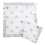 Aden + Anais Pack of 2 Essential Cotton Muslin Security Blankets - Safari Babes