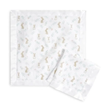 Aden + Anais Pack of 2 Essential Cotton Muslin Security Blankets - Blushing Bunnies (23-19-383)