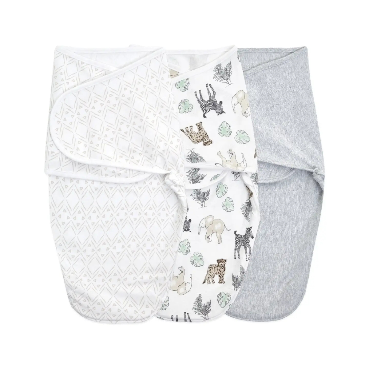 Image of Aden + Anais Pack of 3 Essential Easy Swaddle Wrap 1.0 TOG 4-6 Months - Toile (23-19-390)