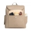 Babymel Lennox Vegan Leather Convertible Backpack - Oatmeal
