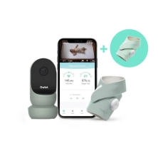 Owlet Monitor Duo Bundle Smart Sock 3 & Cam 2 - Sleepy Sage