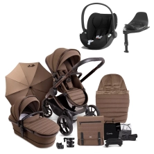iCandy Peach 7 Bundle with Cybex Cloud T i-Size Car Seat & Base T - Coco