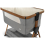 Amana FirstSleep Bedside Crib - Pebble Grey