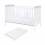 Tutti Bambini Rio Cot Bed-White/Dove Grey