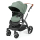 Ickle Bubba Stomp Urban 9 Piece Travel System with Astral Car Seat - Matte Black / Sage Green / Tan