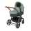 Ickle Bubba Stomp Urban 9 Piece Travel System with Astral Car Seat - Matte Black / Sage Green / Tan