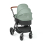 Ickle Bubba Stomp Urban 9 Piece Travel System with Astral Car Seat - Matte Black / Sage Green / Tan