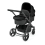 Ickle Bubba Stomp Urban 9 Piece Travel System with Astral Car Seat - Matte Black / Midnight / Black