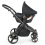 Ickle Bubba Stomp Urban 9 Piece Travel System with Astral Car Seat - Matte Black / Midnight / Black