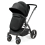 Ickle Bubba Stomp Urban 9 Piece Travel System with Astral Car Seat - Matte Black / Midnight / Black
