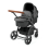 Ickle Bubba Stomp Urban 9 Piece Travel System with Astral Car Seat - Matte Black / Charcoal Grey / Tan