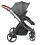 Ickle Bubba Stomp Urban 9 Piece Travel System with Astral Car Seat - Matte Black / Charcoal Grey / Tan