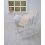 Kiddies Kingdom Deluxe Kiddy-Pod White Wicker Moses Basket-Cream Dimple + Free Rocking Stand WorthÂ£25!