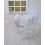 Kiddies Kingdom Deluxe Kiddy-Pod White Wicker Moses Basket-White Dimple + Free Rocking Stand WorthÂ£25!