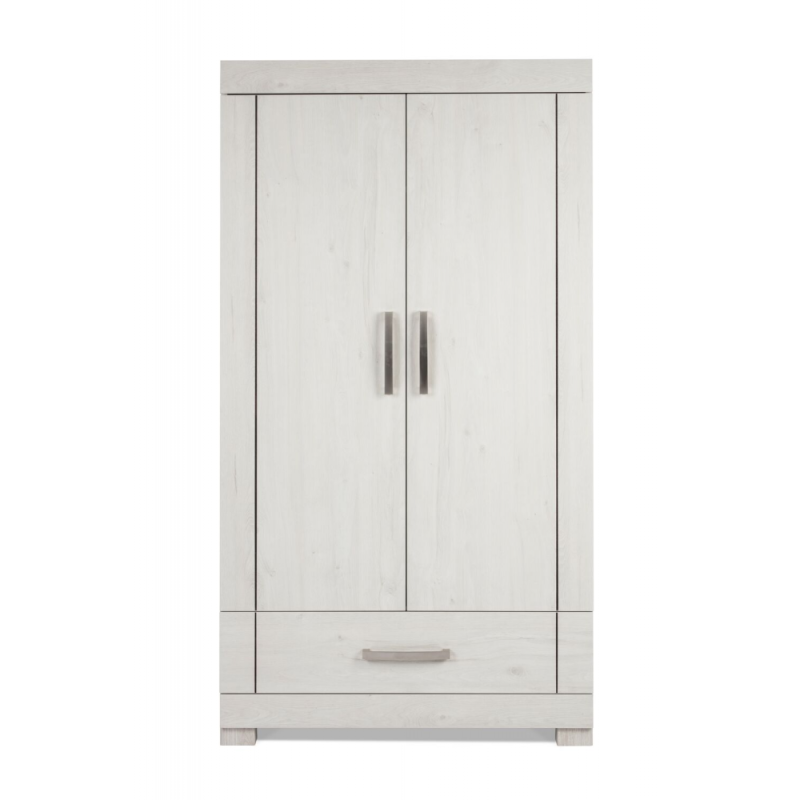 Silver Cross Coastline Double Wardrobe - Grey