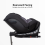 Amana Siena Twist 360 Spin i-Size Car Seat - Graphite (Exclusive to Kiddies Kingdom)
