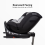 Amana Siena Twist 360 Spin i-Size Car Seat - Pebble Grey (Exclusive to Kiddies Kingdom)