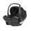 Ickle Bubba Stomp Luxe 12 Piece Travel System with i-Size Nimbus Car Seat & Spin Isofix Base - Black / / Tan