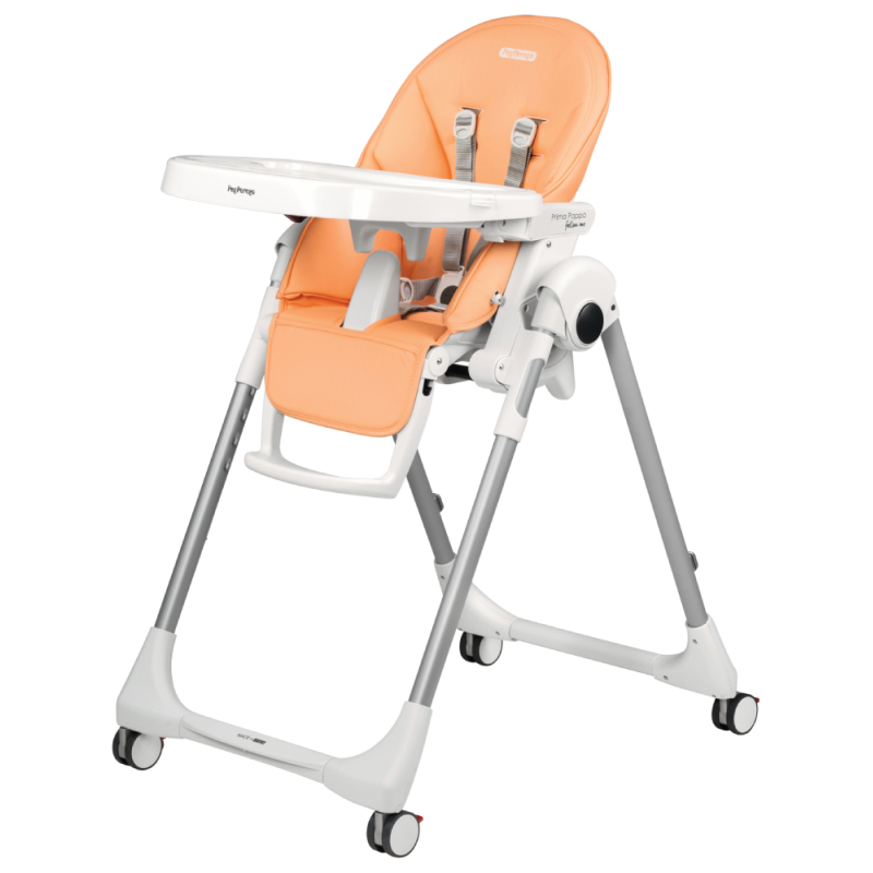Peg Perego Prima Pappa Follow Me Highchair - Peach Fuzz (Refurbished)
