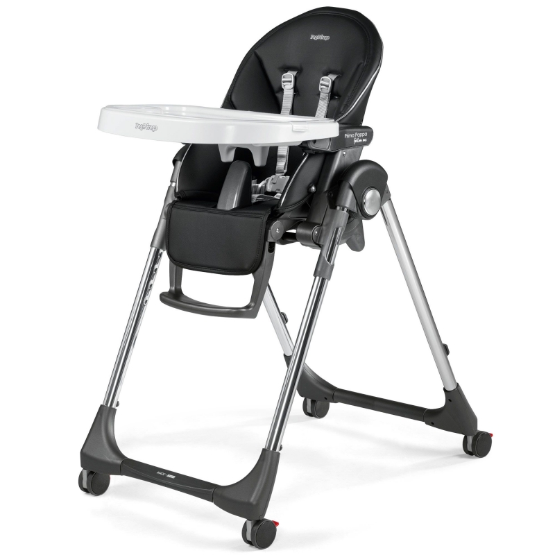 Peg Perego Prima Pappa Follow Me Highchair - Hi Tech Licorice (Refurbished)