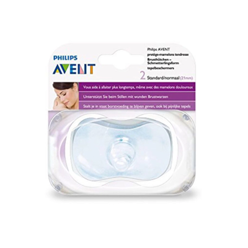 Avent Pack of 2 Nipple Protector Medium