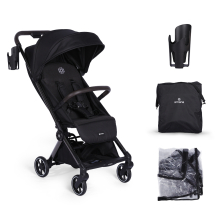 Amana Luxo 4 Piece Compact Stroller Bundle - Graphite (Bounty M)