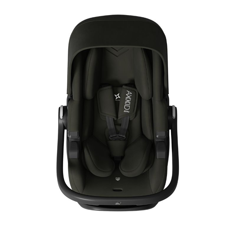 Axkid Zero Pro Infant Car Seat & Isofix Base Bundle - Forest Moss Green
