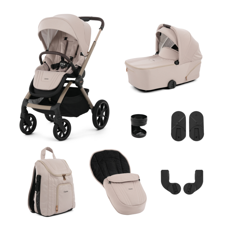 Oyster Vee Travel System Bundle - Vanilla