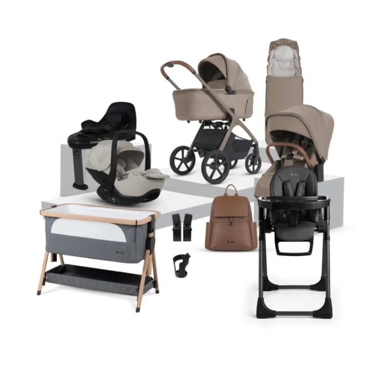 Silver Cross Cove 2 Ultimate Baby Travel Bundle - Champagne