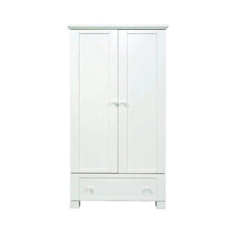 East Coast Montreal Double Wardrobe-White
