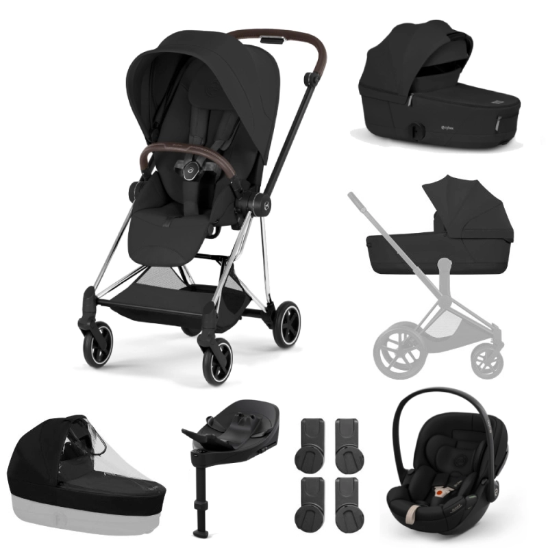 Cybex Mios Cloud S i-Size Ultimate Bundle - Chrome Brown/Sepia Black