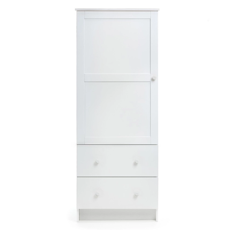 OBaby Single Wardrobe-White (New 2014)