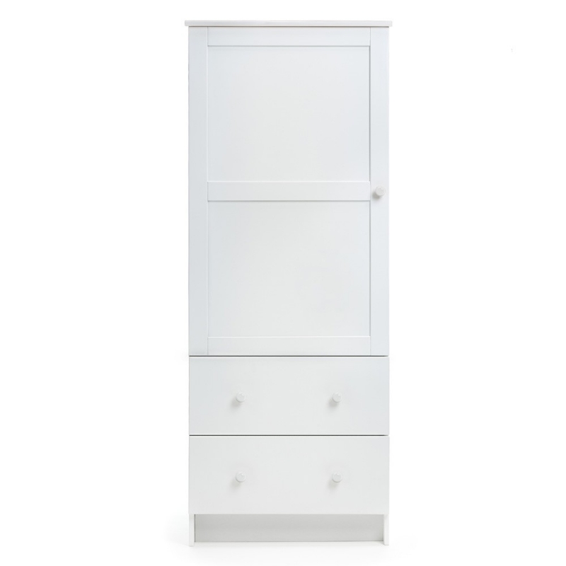 OBaby Single Wardrobe-White (New 2014)