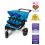 Out n About Nipper Double 360 V4 Stroller-Lagoon Blue + Free Shopping Basket Worth £ 24.95