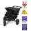Out n About Nipper Double 360 V4 Stroller-Raven + Free Shopping Basket Worth £ 24.95
