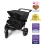 Out n About Nipper Double 360 V4 Stroller-Raven + Free Shopping Basket Worth Â£ 24.95