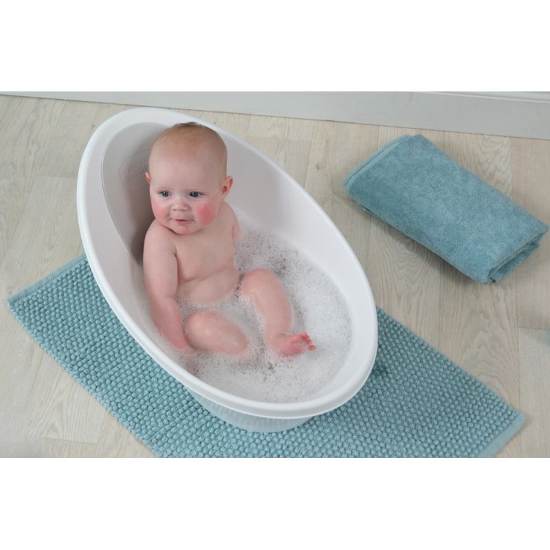 Shnuggle Baby Bath With Foam Back RestGrey Kiddies Kingdom