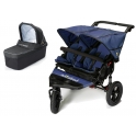 Out n About Nipper Double 360 V4 Pram System-Royal Navy (1 Carrycot)
