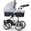 Venicci New White Chassis 3in1 Travel System-Light Grey (New 2017)